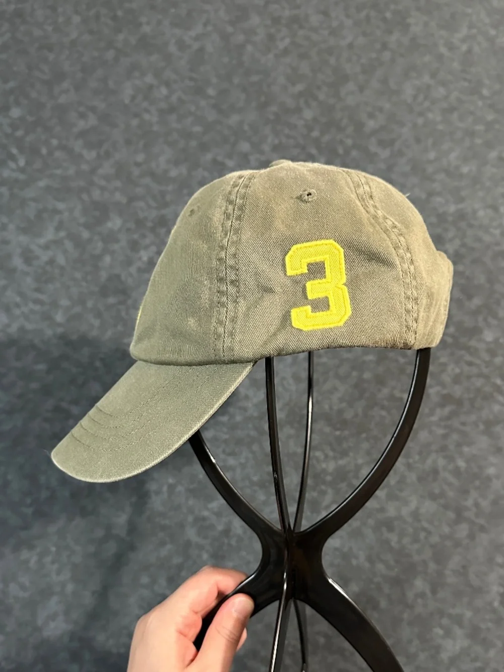 Polo Ralph Lauren MCMLXVII #3 Logo Embroidered Cotton Baseball Dad Hat Cap